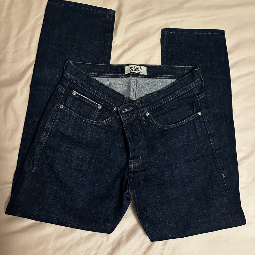 Naked & Famous Weird Guy | Size 32 | Indigo Selvedge